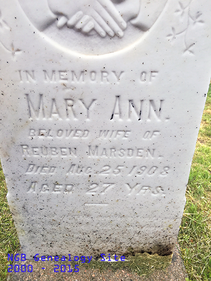 Mary Ann Marsden