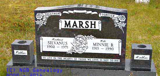 Edna, Lisa, and Ward Marsh