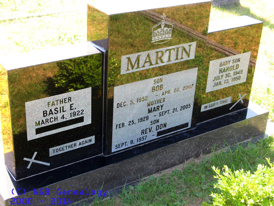 Bob, Mary, and Harold Martin