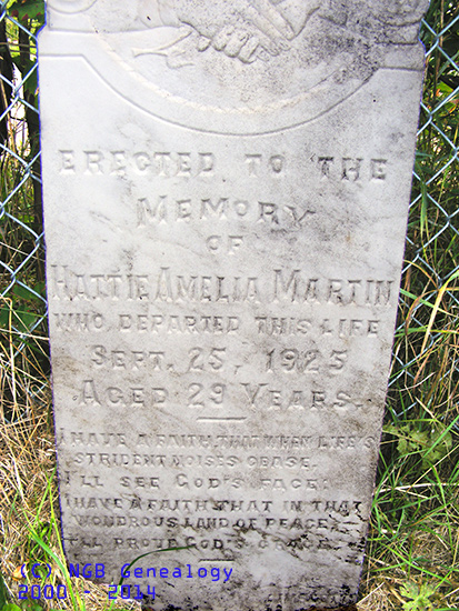 Hattie Amelia Martin