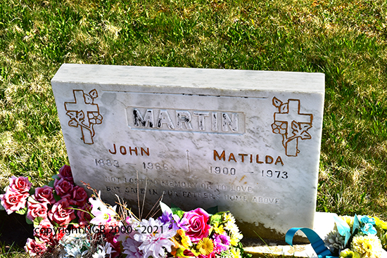 John & Matilda Martin