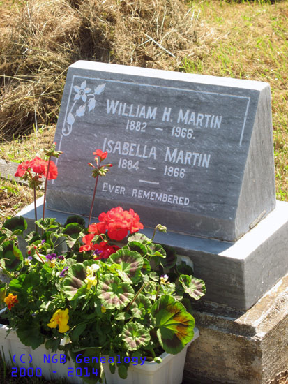 William H. and Isabella Martin