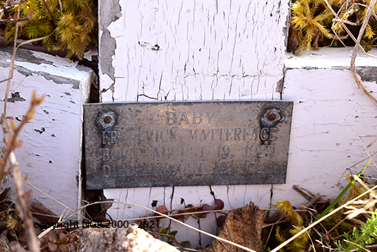 Baby Frederick Matterface