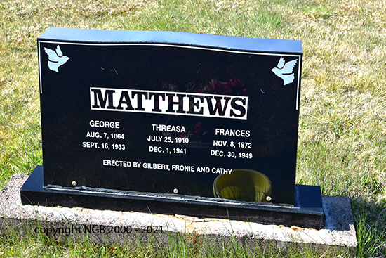 George, Theresa & Frances Matthews