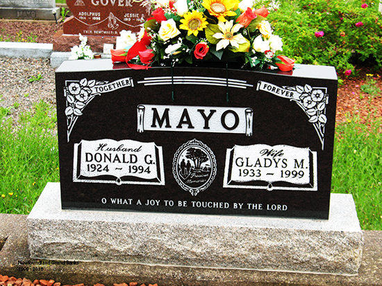Donald G. & Gladys M Mayo