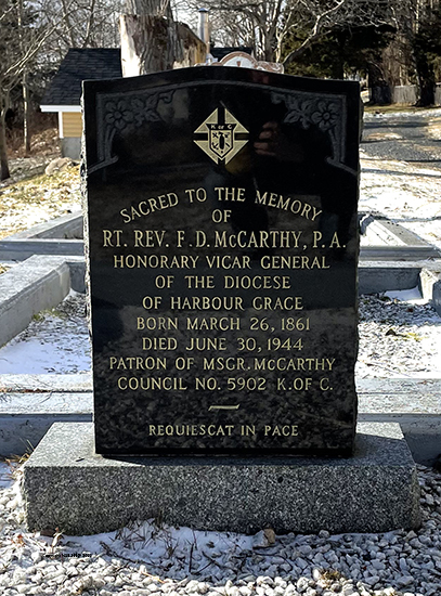 Rt Rev F. D. McCarthy P. A.