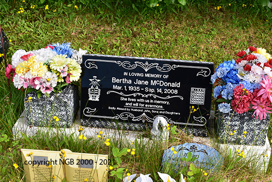 Bertha Jane McDonald