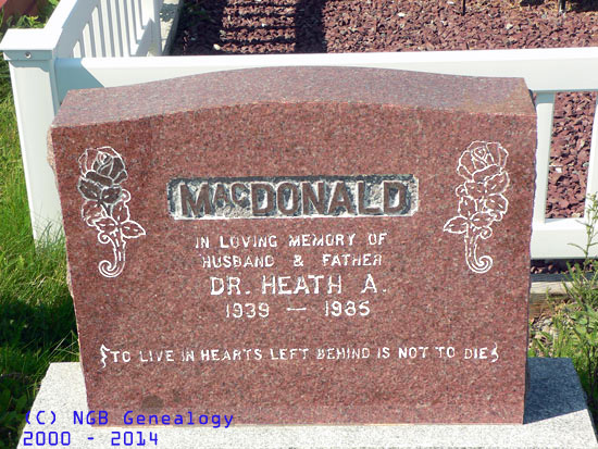 Dr. Heath A. McDonald