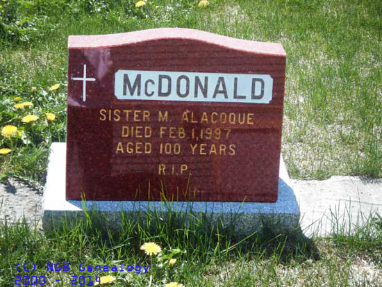 Sr. M. Alacoque McDonald