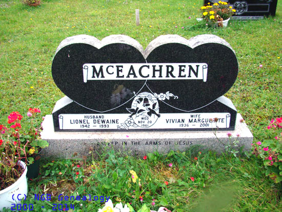 Lionel Dewayne and Vivian Marguerite McEachern