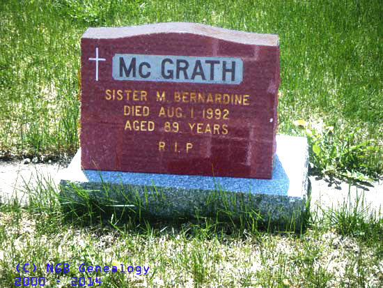 Sr. M. Bernardine McGrath