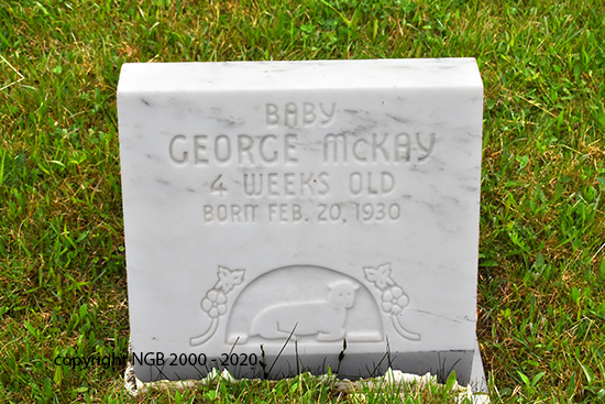 Baby George McKay