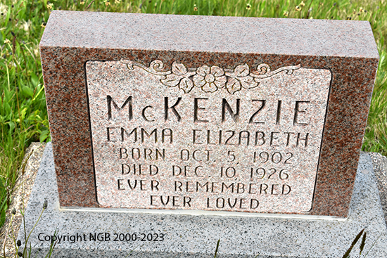 Emma Elizabeth McKenzie