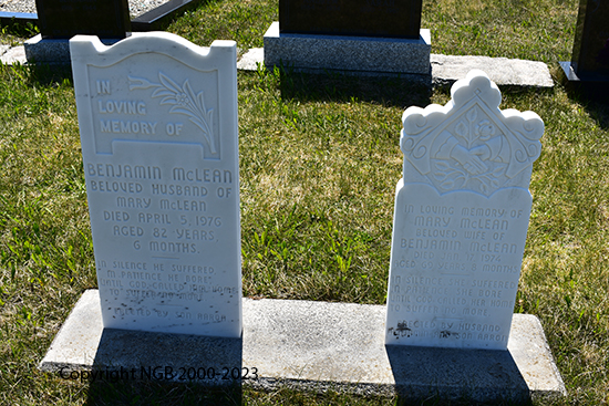 Benjamin & Mary McLean