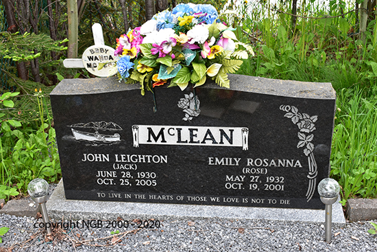 John Leighton & Emily Rosanna McLean