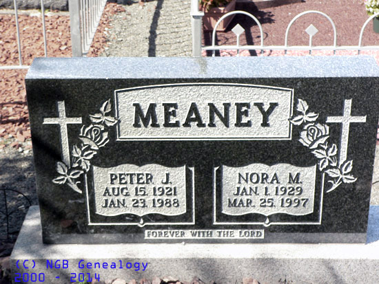 Peter J. and Nora M. Meaney