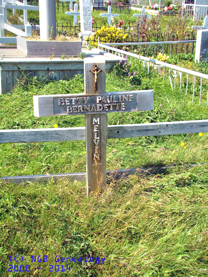 Betty Pauline Bernedette Melvin
