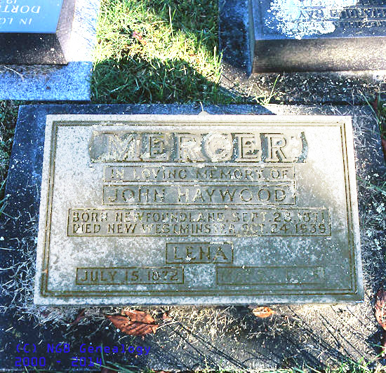 John Haywood & Lena Mercer