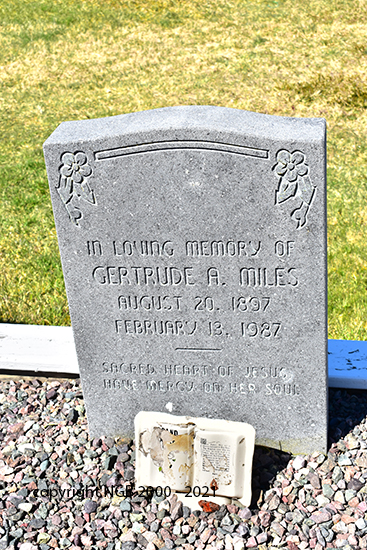 Gertrude A. Miles