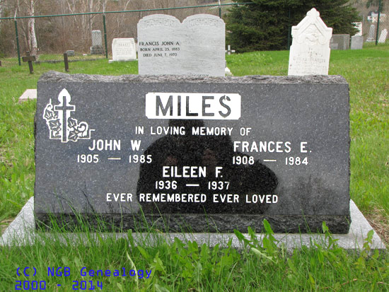 John, Frances and Eileen Miles