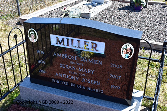 Ambrose Damien, Susan Mary & Anthony Joseph Miller