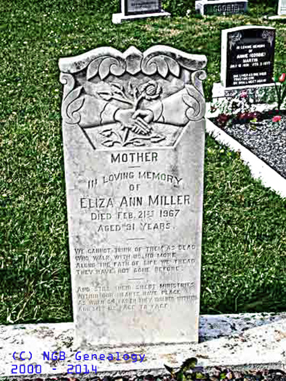 Eliza Ann MILLER