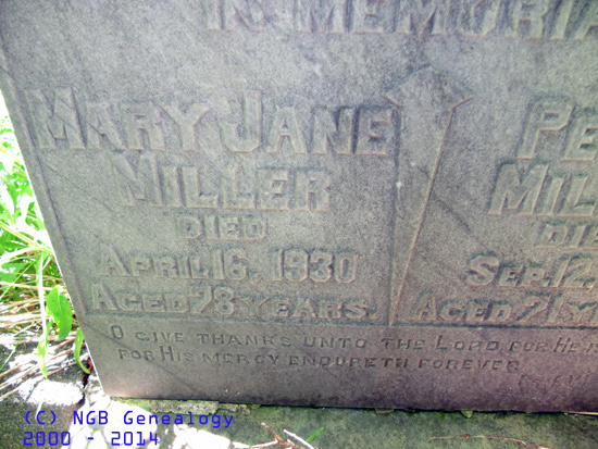Peter and Mary Jane Miller