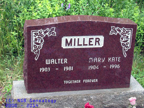 Walter and Mary Kate Miller