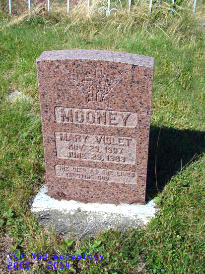 Mary Violet Mooney