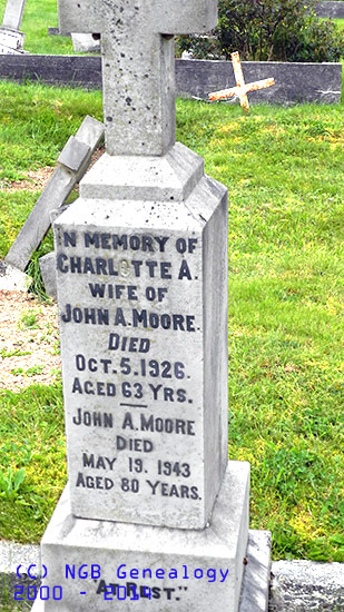 Charlotte A. & John A. Moore