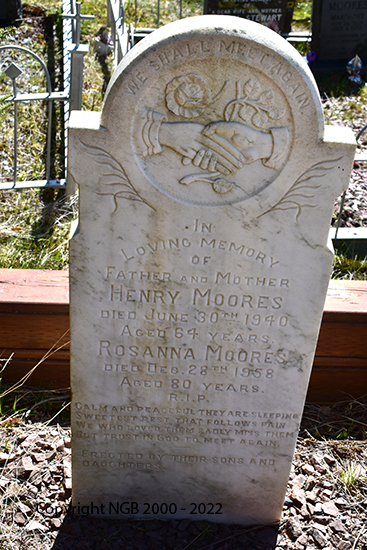 Henry & Rosanna Moores