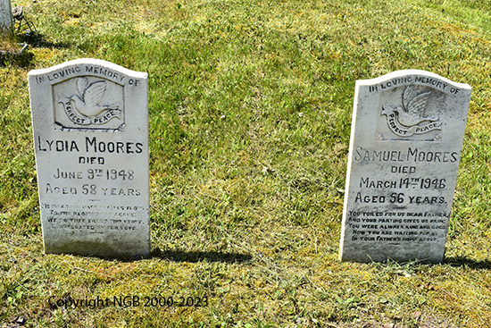 Samuel & Lydia Moores 