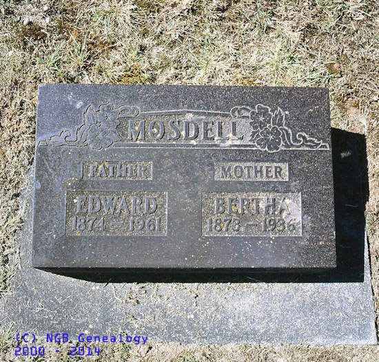 Edward & Bertha Mosdell