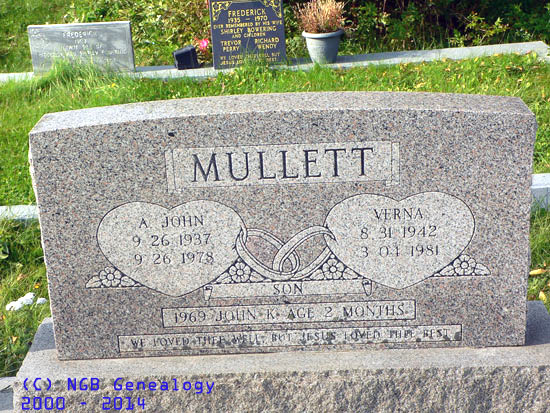 A. John, Verna and John Mullett