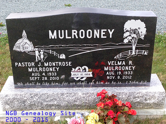 Pastor Montrose and Velma Mulrooney