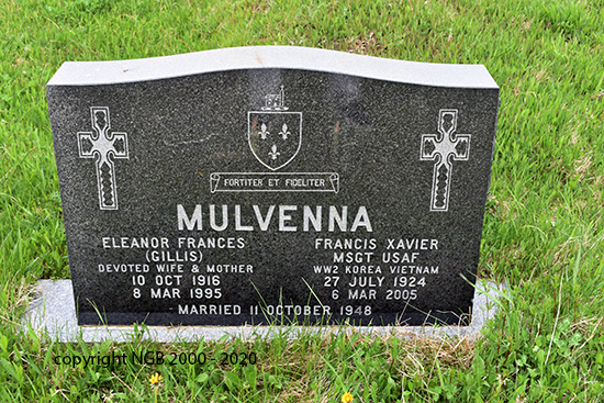 Eleanor Frances & Francis Xavier Mulvenna