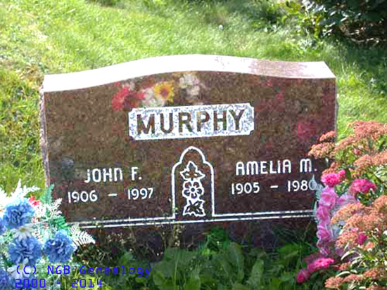 John F. & Amelia M. MURPHY