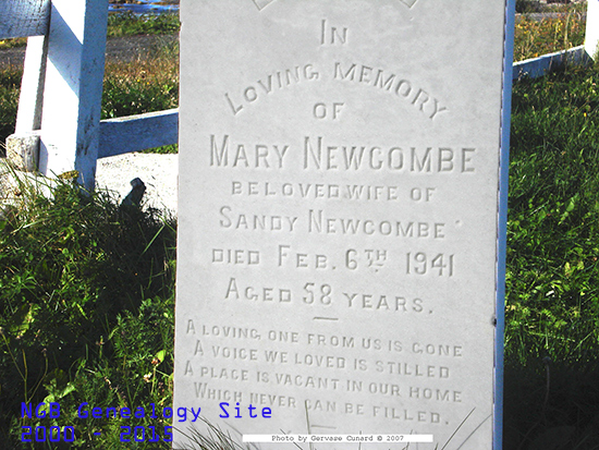 Mary Newcombe