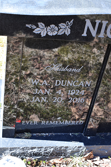 W. A. Duncan Nichols & Mabel LaChase Nichols