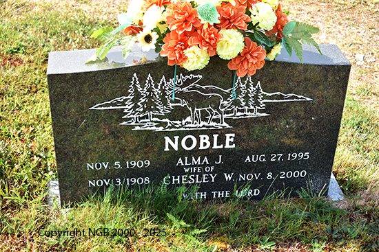 Chesley W. & Alma J. Noble