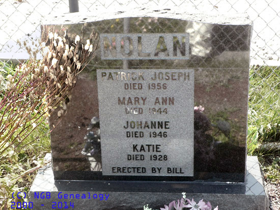 Patrick Joseph, Mary Ann, Johanne, and Katie Nolan