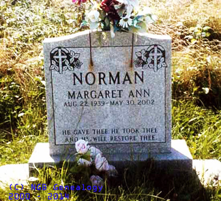 Margaret Ann NORMAN