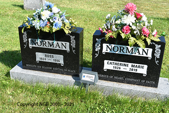 Ross & Catherine Marie Norman