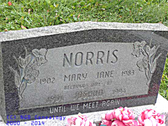 Joshua and Mary Jane Norris