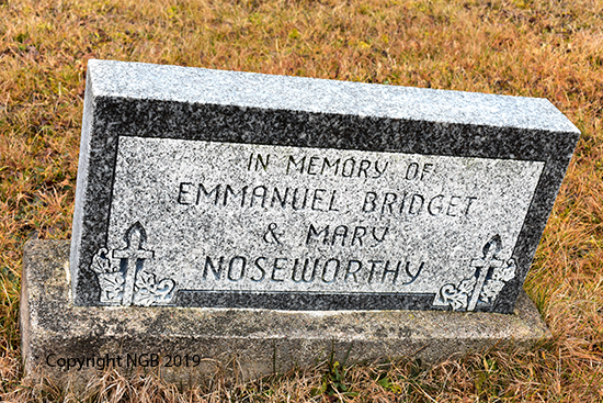 In Memory of Emanuel, Bridget & Mary Noseworthy
