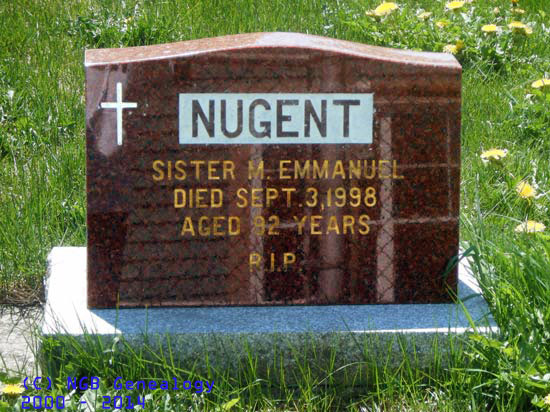 Sr. M. Emmanuel Nugent