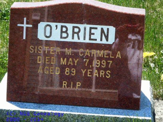 Sr. M. Carmela O'Brien