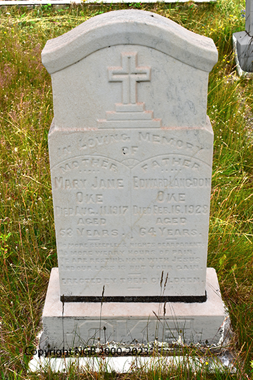 Edward Langdon & Mary Jane Oke