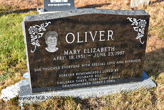 Mary Elizabeth Oliver