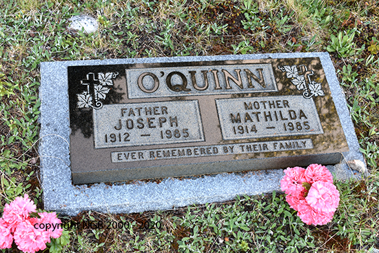 Joseph & Mathilda O'Quinn